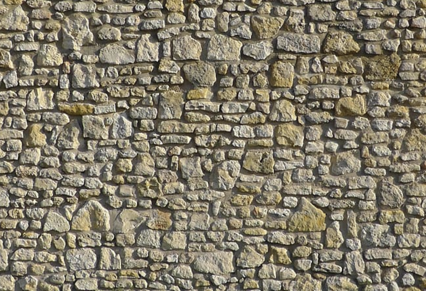 this image shows stone masonry in Rialto, California